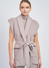 En Saison Nell Knit Cardigan - Midnight Grey-***FINAL SALE***-Hand In Pocket