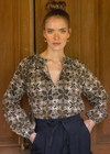 Cleobella Alica Blouse- Retro Tile ***FINAL SALE***-Hand In Pocket
