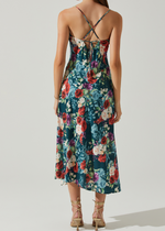 ASTR the Label Gaia Dress-Floral-Hand In Pocket