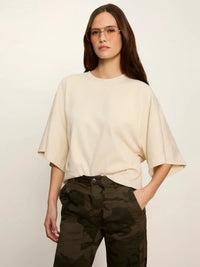 Sanctuary Haven Cape Sleeve Tee - Bone-Hand In Pocket