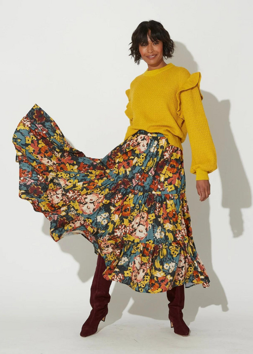 Cleobella Freya Ankle Skirt-Hand In Pocket