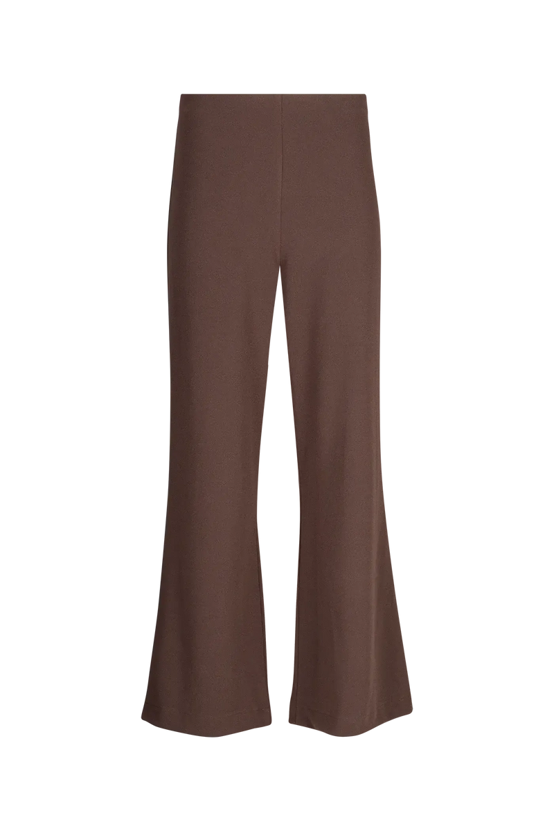 Astrid Emma Flared Pants - Brown-Hand In Pocket