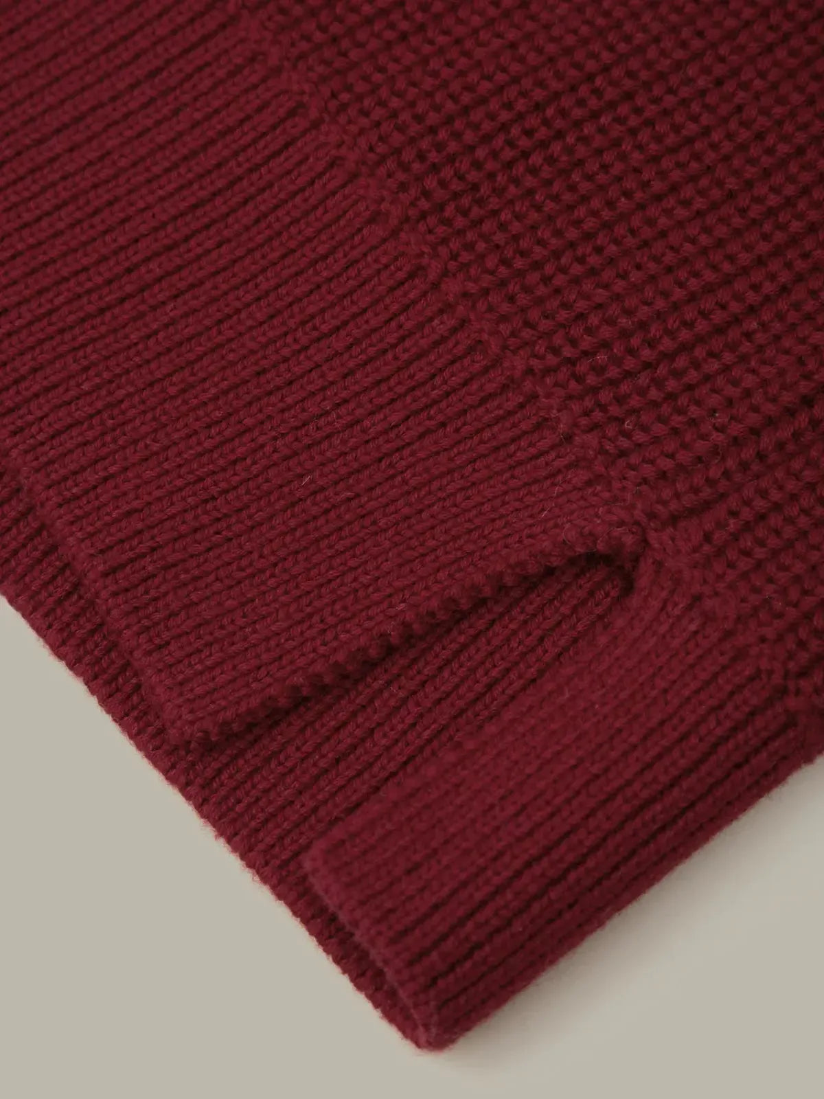 525 America Demi High Crew Neck Tank - Dark Cherry-Hand In Pocket