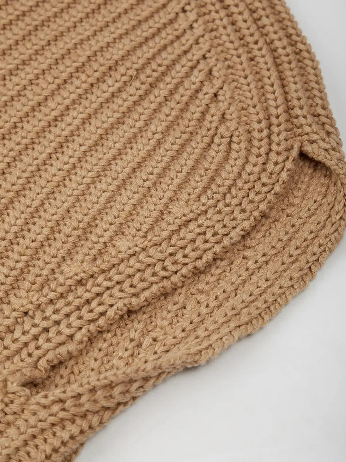 525 America Cate Sleeveless Sweater - Camel Heather-Hand In Pocket