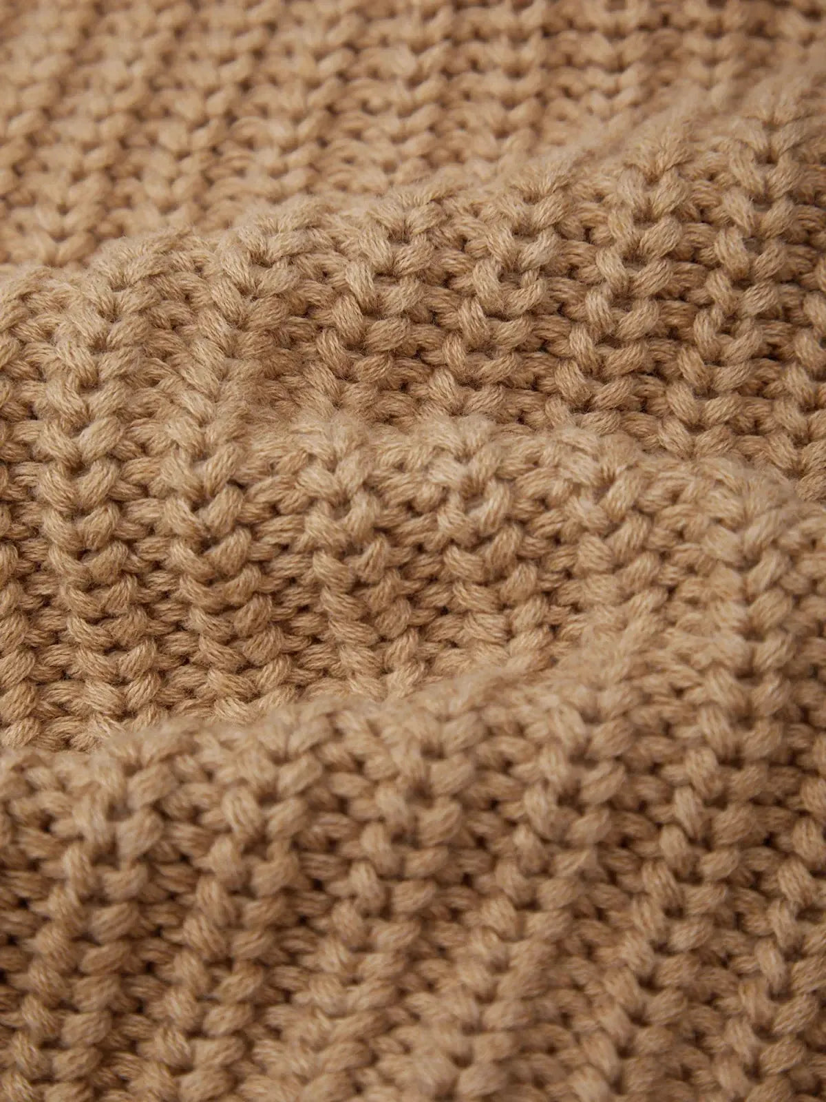 525 America Cate Sleeveless Sweater - Camel Heather-Hand In Pocket