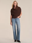 525 Cate Sleeveless Sweater - Coffee Bean
