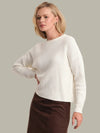 525 Daphne Cropped PO- Chalk-Hand In Pocket