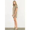 THML Eliza V Neck Dress - Vine-Hand In Pocket