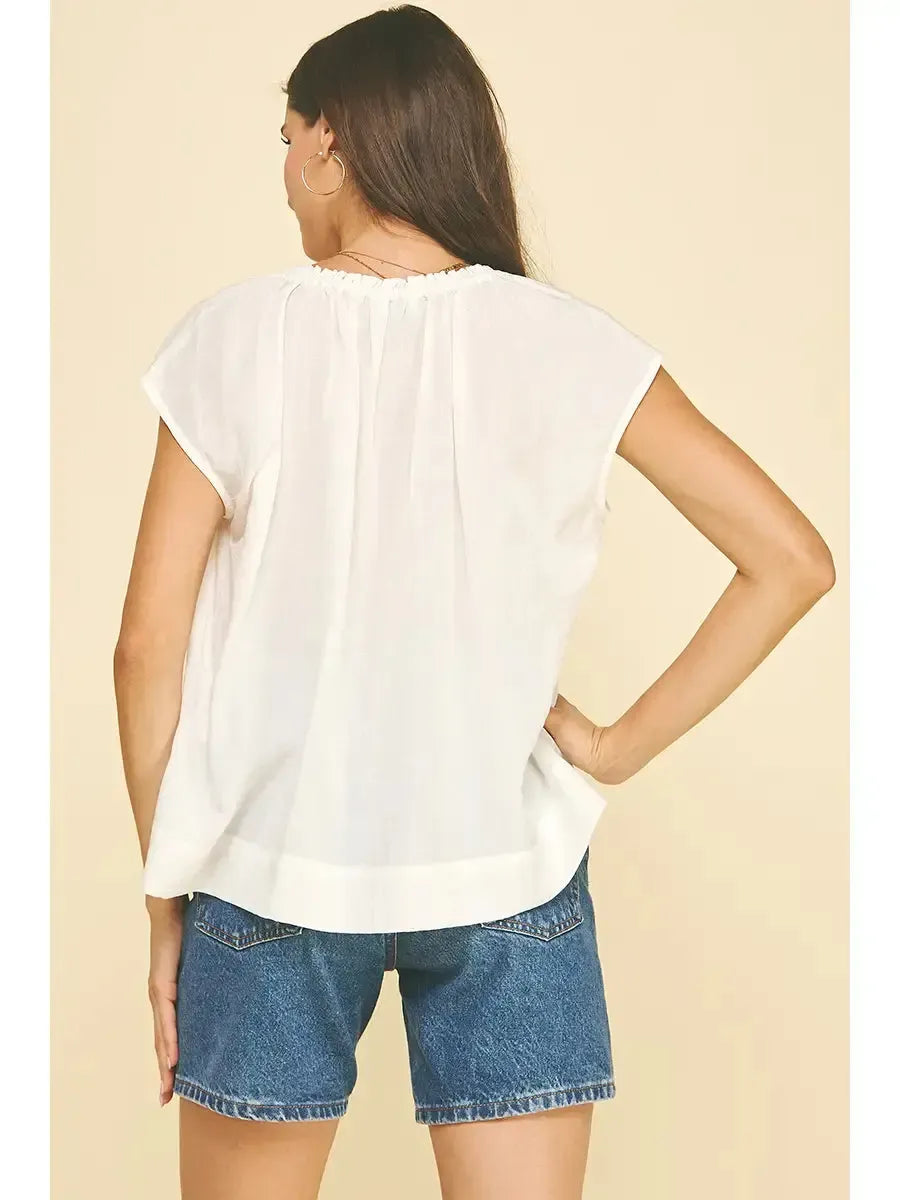 Palmer Top - White