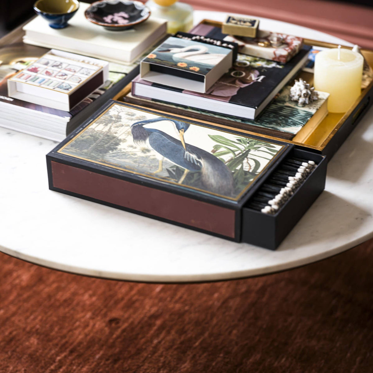 Louisiana Heron | Giant Safety Matches-Hand In Pocket