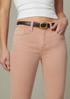 Joe's Jeans The Provocateur Petite Bootcut- Khaki Rose-Hand In Pocket