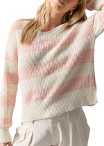 Sanctuary Scoop Neck Sweater - Rose Essence-Hand In Pocket