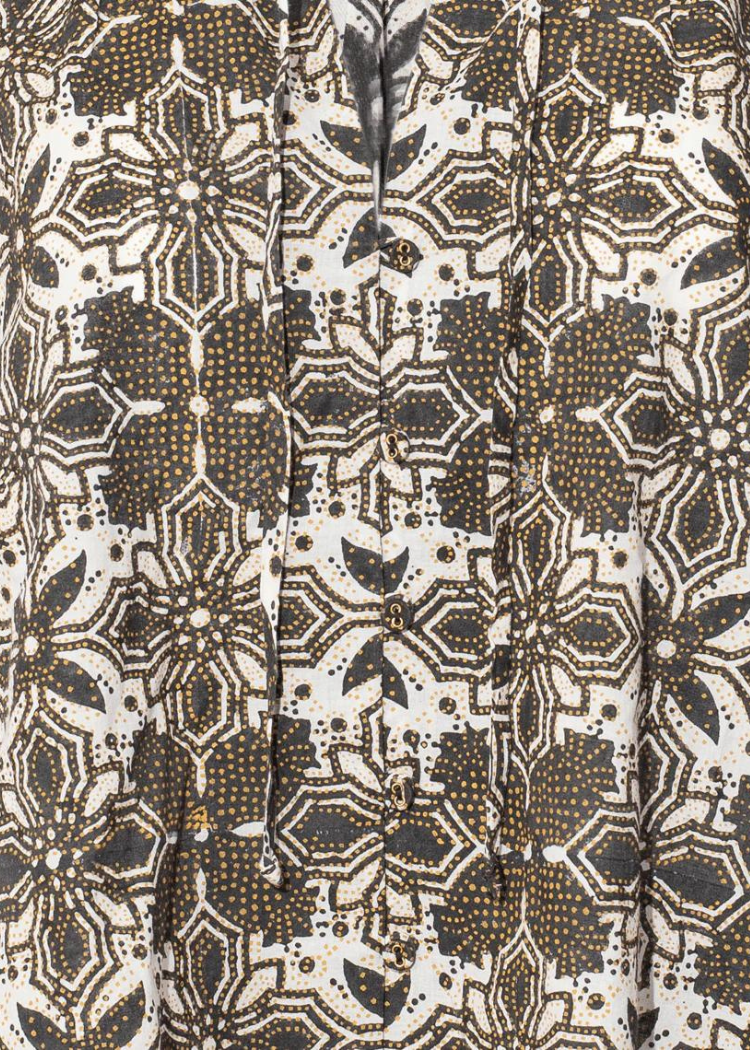 Cleobella Alica Blouse- Retro Tile ***FINAL SALE***-Hand In Pocket