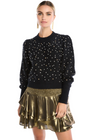 Rhinestone Charlotte Sweater-Hand In Pocket