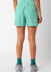 Louie Stripe Shorts-Hand In Pocket