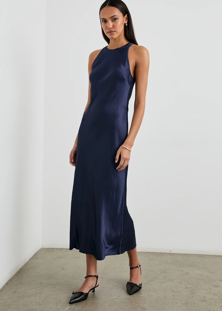 rails silk dress Rails Solene Satin Slipdress in Black at Nordstrom, Size X-Small