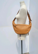 Ciel Sling Bag-Camel-Hand In Pocket