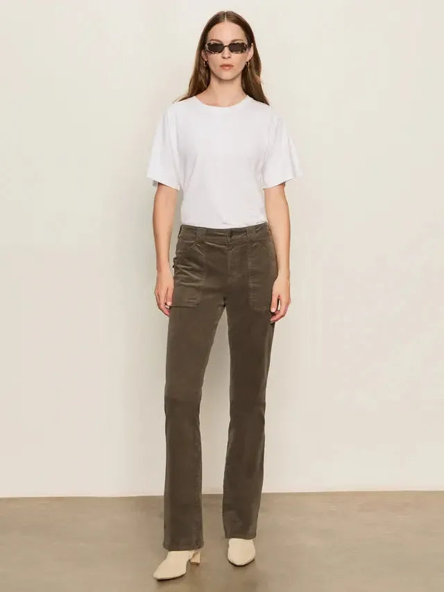 Sanctuary Corduroy Hayden Bootcut - Kalamata