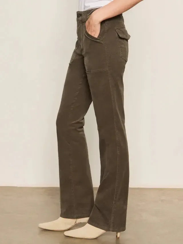 Sanctuary Corduroy Hayden Bootcut - Kalamata
