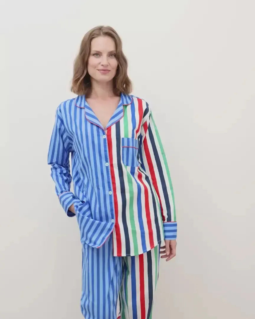 Print Fresh Gift Wrapping Long Set- Nautical Stripe ***FINAL SALE***-Hand In Pocket