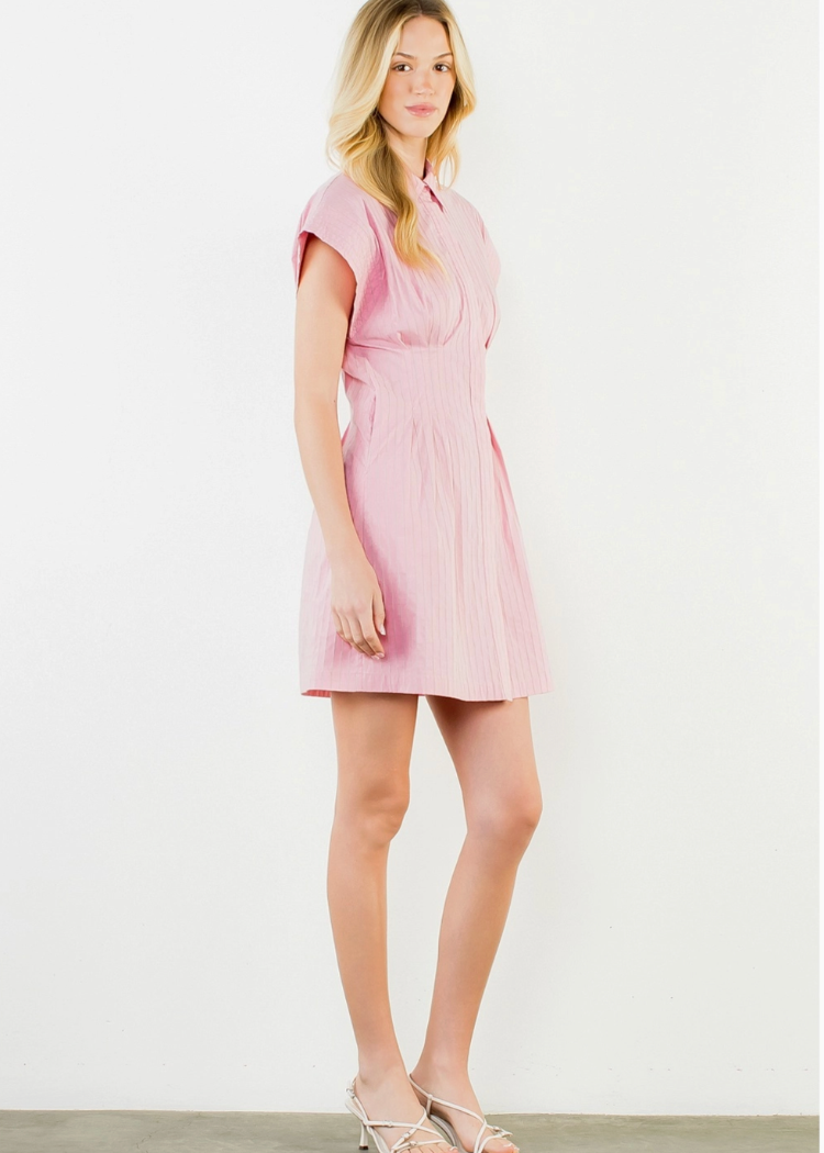 THML Arden Dress - Pink-Hand In Pocket