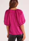 Mink Pink Safira Blouse - Berry-Hand In Pocket