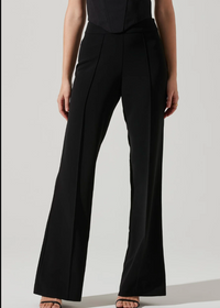 ASTR The Label Madison Pants - Black ***FINAL SALE***-Hand In Pocket