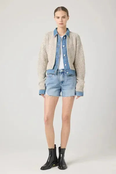 Blank NYC Happy Place Jacket - Multi-Hand In Pocket