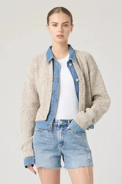 Blank NYC Happy Place Jacket - Multi-Hand In Pocket