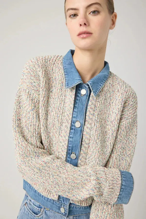 Blank NYC Happy Place Jacket - Multi-Hand In Pocket