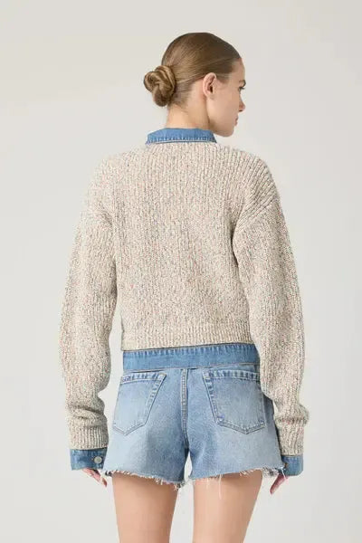 Blank NYC Happy Place Jacket - Multi-Hand In Pocket