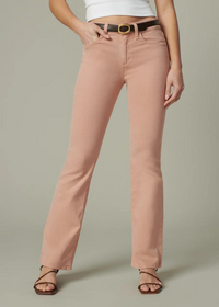 Joe's Jeans The Provocateur Petite Bootcut- Khaki Rose-Hand In Pocket