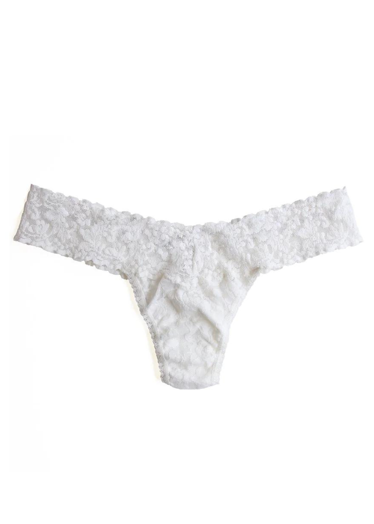 Hanky Panky Signature Lace Low Rise Thong - Marsh-Hand In Pocket