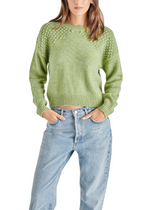 Steve Madden Kiana Sweater - Spruce Green-Hand In Pocket