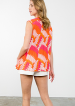 THML Janice Patterned Top-Hand In Pocket