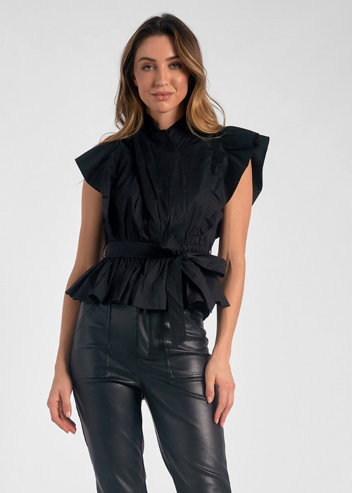 Avery Top - Black ***FINAL SALE***-Hand In Pocket