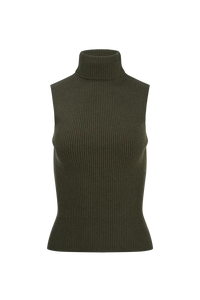 Astrid Clara Sweater Vest - Military