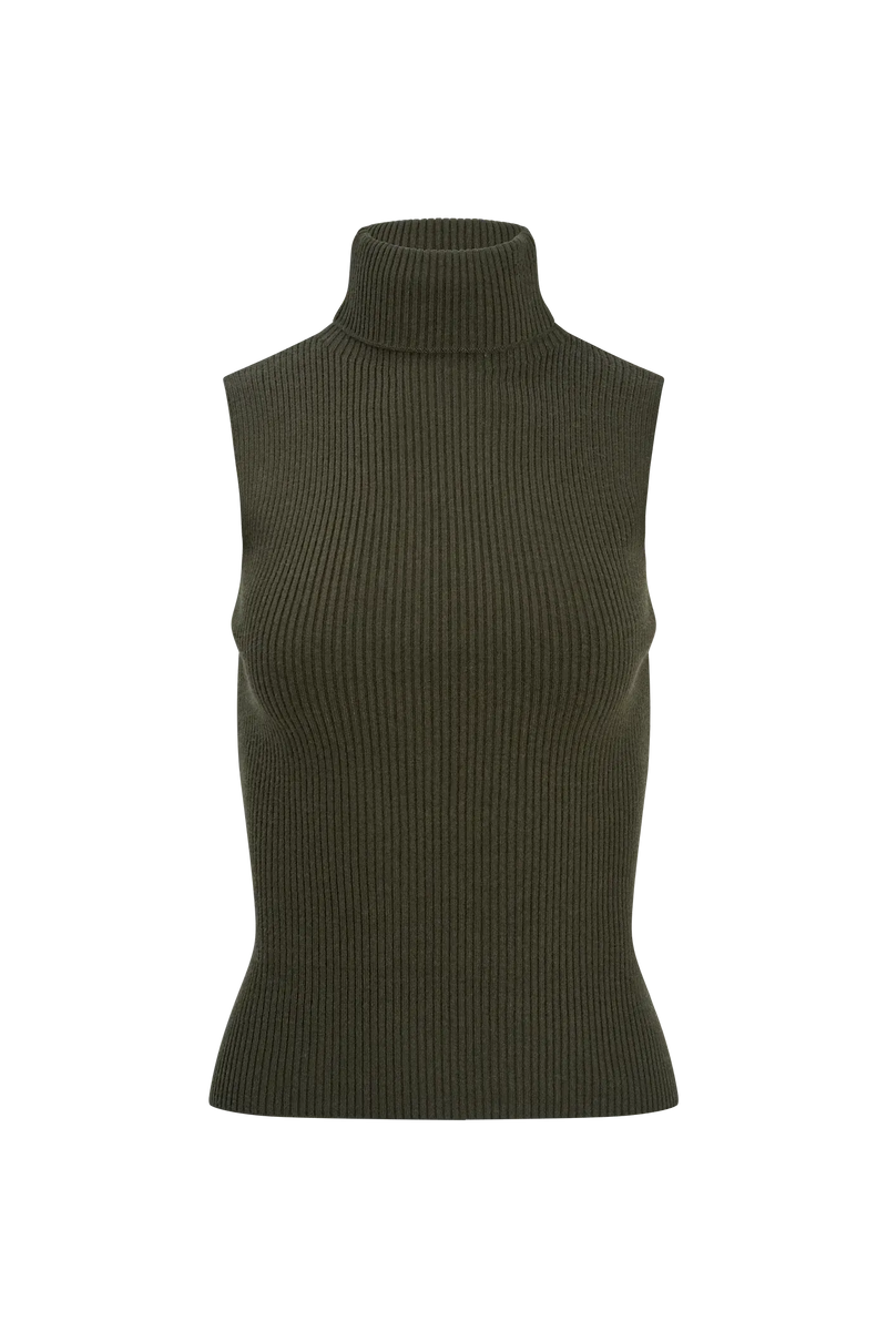 Astrid Clara Sweater Vest - Military