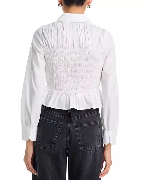 Rails Bradshaw Blouse - White ***FINAL SALE***-Hand In Pocket