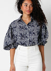 Julie Top - Navy-Hand In Pocket