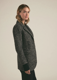Favorite Daughter The City Blazer- Black Multi ***FINAL SALE***-Hand In Pocket