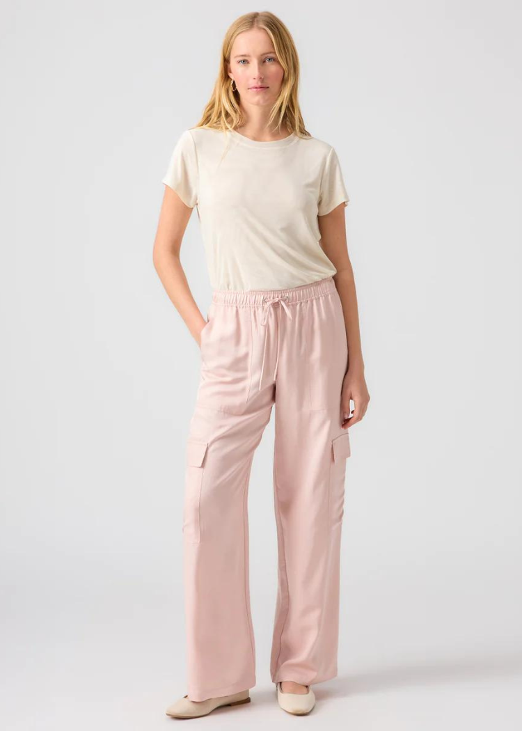 Sanctuary Soft Track Pant - Rose Smoke-Hand In Pocket