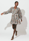 Cleobella Gabriela Printed Mini Dress - Meadow-Hand In Pocket