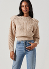 ASTR The Label Tabitha Sweater - Oatmeal ***FINAL SALE***-Hand In Pocket