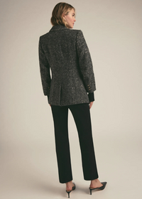 Favorite Daughter The City Blazer- Black Multi ***FINAL SALE***-Hand In Pocket