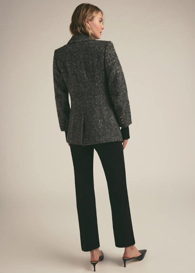 Favorite Daughter The City Blazer- Black Multi ***FINAL SALE***-Hand In Pocket