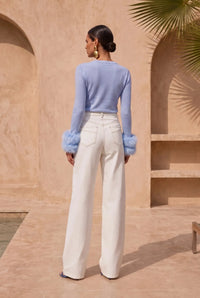 Lisa Maree Samara Sweater - Baby Blue-Hand In Pocket