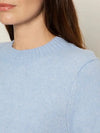 Sanctuary Perfect Sweater Tee - Blue Powder-Hand In Pocket