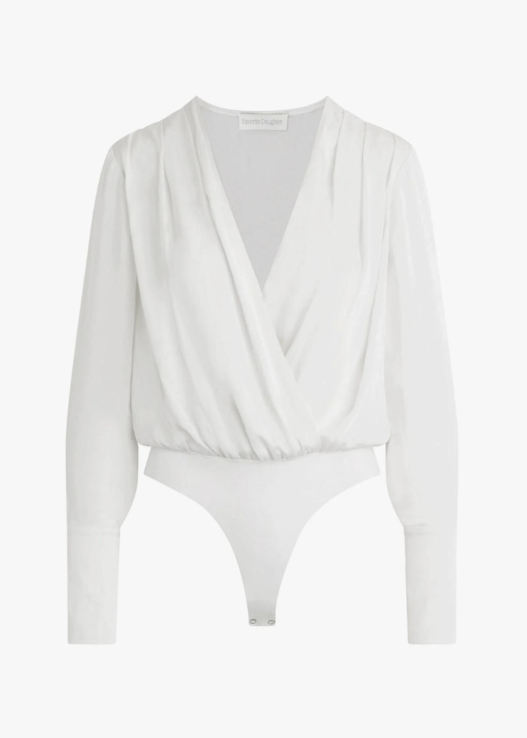 Favorite Daughter The Date Blouse- Ivory Trunk Show- FD Trunk Show-Hand In Pocket