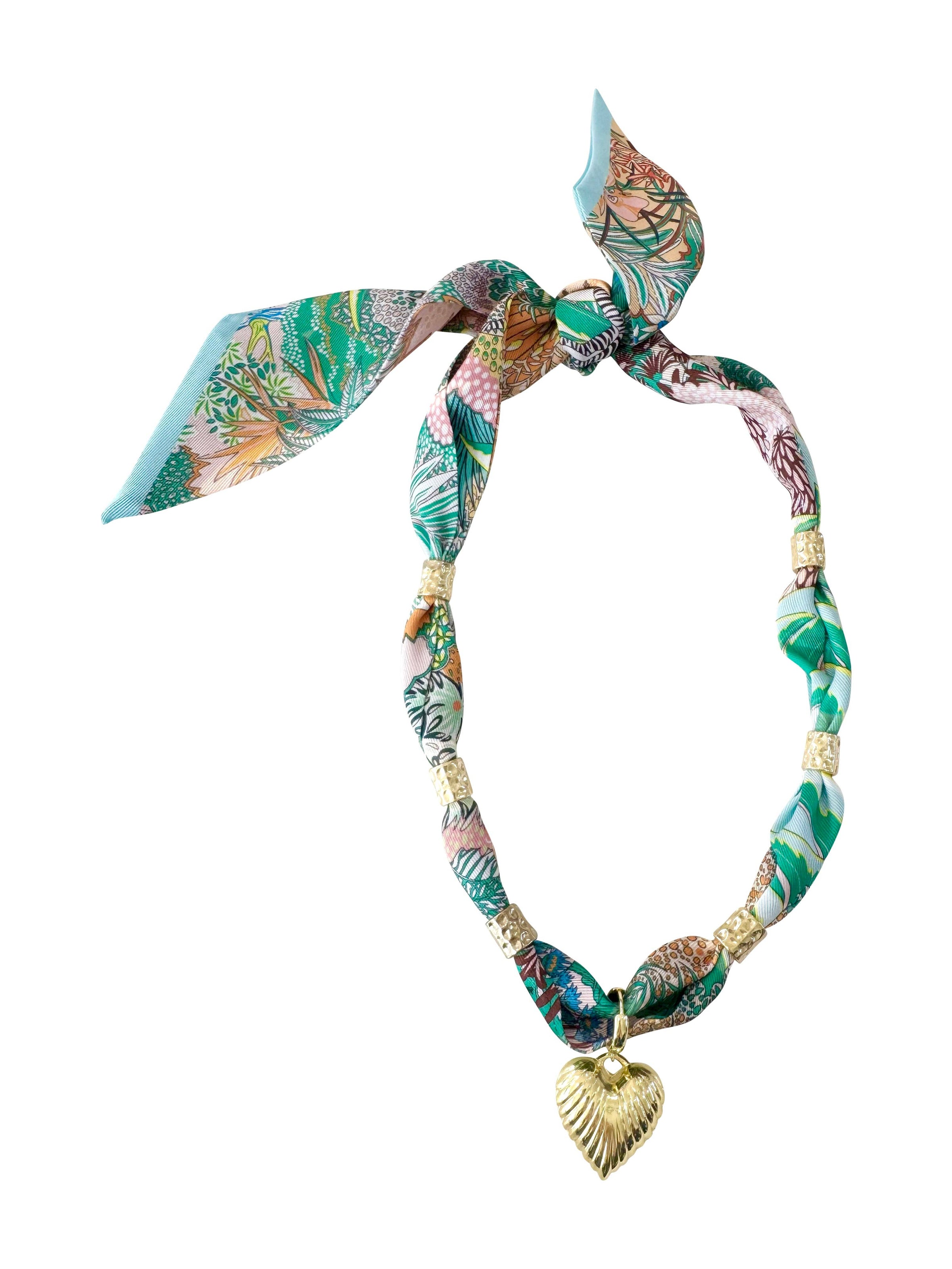 Tahiti Scarf Necklace-Hand In Pocket